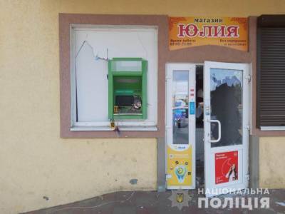 В Харьковской области злоумышленники взорвали банкомат
