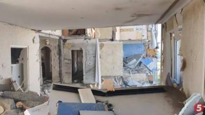 Опубликовано видео изнутри дома на Позняках в первые минуты после катастрофы