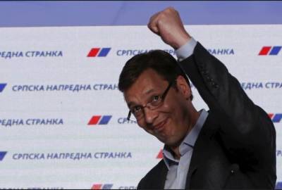 Вучич объявил о победе его партии на парламентских выборах