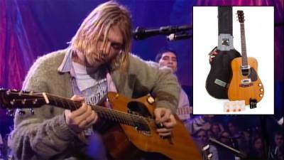 Последнюю гитару Курта Кобейна продали на аукционе за $ 6 млн