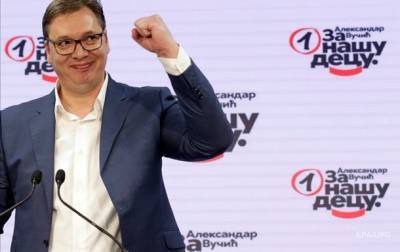 На выборах в Сербии лидирует партия президента