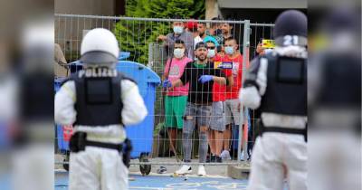 Очень "жесткий" карантин: в Германии жители дома на изоляции устроили масштабную драку с полицией