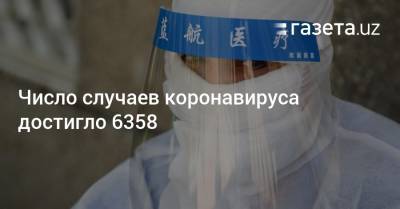 Число случаев коронавируса достигло 6358