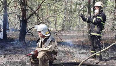 В Чернобыльской зоне вновь вспыхнул пожар