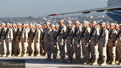 Российские и сирийские военные отрепетировали парад Победы на базе Хмеймим