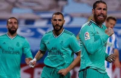 Мадридский «Реал» обыграл «Реал Сосьедад» и вышел на первое место в чемпионате Испании