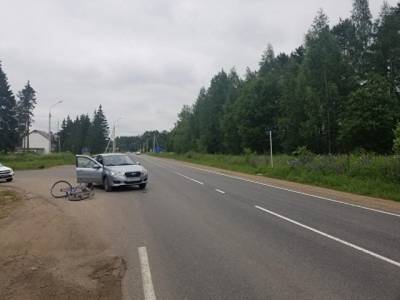 В Смоленской области в жестком ДТП пострадал велосипедист