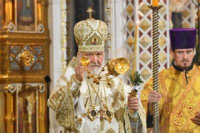 Патриарх Кирилл помолился о благополучном служении Путина народу