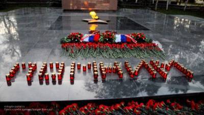 Московские силовики приняли участие в акции "Свеча памяти"