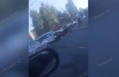 Очевидцы опубликовали видео с места аварии в Кемерове