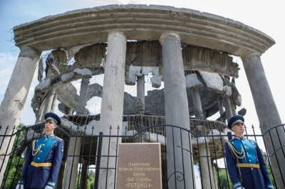 В Воронеже прошла церемония открытия памятника Великой Отечественной войне «Ротонда»