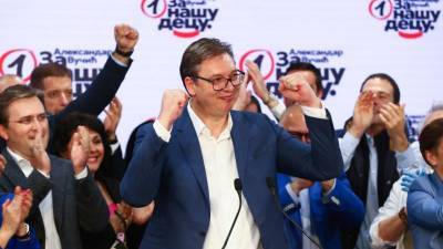 Правящая партия Сербии одержала решительную победу на выборах