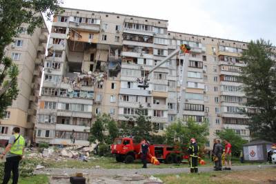 В сети появилось видео момента взрыва в киевской многоэтажке