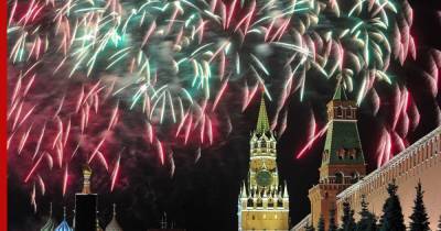 Перенесено время начала праздничного салюта в Москве 24 июня