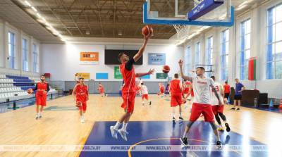 ФОТОФАКТ: Сбор мужской национальной сборной по баскетболу стартовал в Минске