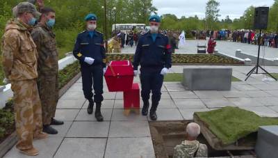 На Сахалине перезахоронили останки советских солдат