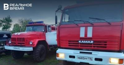 На трассе М-7 в Татарстане загорелся внедорожник: пострадал владелец авто