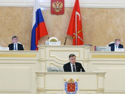 В петербургском парламенте отказались обсуждать альтернативные поправки в Конституцию