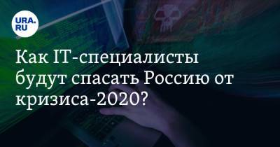 Как IT-специалисты будут спасать Россию от кризиса-2020? Ответы — в эфире на URA.RU