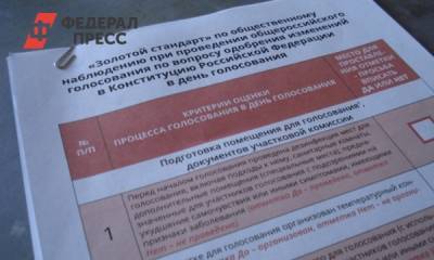 В Кузбассе наблюдатели будут оценивать законность общероссийского голосования с помощью методички