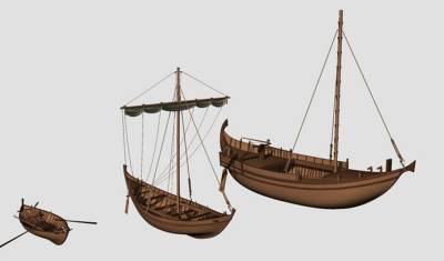 Во Франции восстановили римские лодки V века