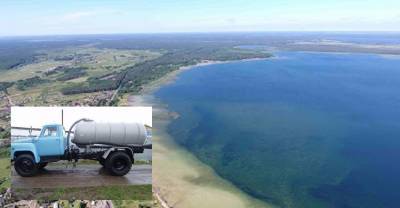 Мужчина сливал нечистоты в самое большое озеро Украины: в полиции раскрыли детали