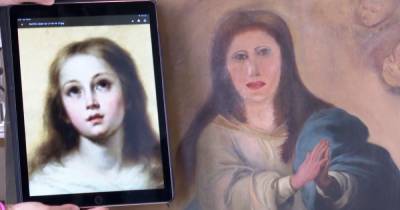 В Испании реставратор дважды пытался восстановить картину Девы Марии, но каждый раз становилось только хуже