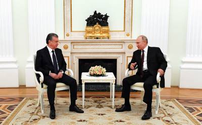Путин поблагодарил Мирзиеева за приезд на Парад Победы в Москву