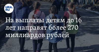 На выплаты детям до 16 лет направят более 270 миллиардов рублей
