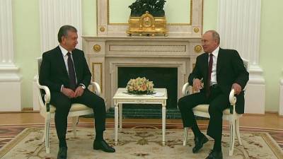 Президент РФ встретился в Кремле с Александром Вучичем и Шавкатом Мирзиеевым