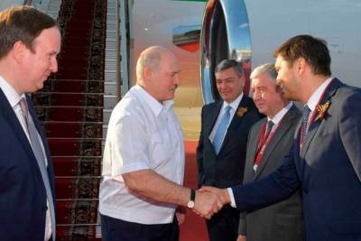 Александр Лукашенко прибыл в Москву с тремя сыновьями