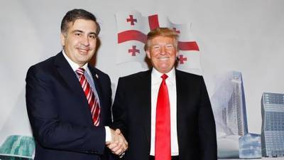 Саакашвили рассказал о ночных похождениях с Трампом
