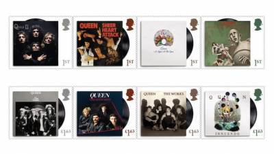 Почтовые марки к 50-летию группы Queen выпустили в Британии