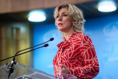 Захарова отреагировала на новые оскорбления Габунии в адрес Путина