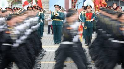 На Сахалине прошёл парад Победы