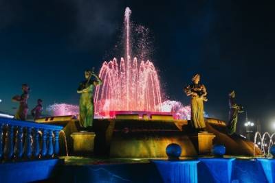 В Ставрополе включили фонтаны
