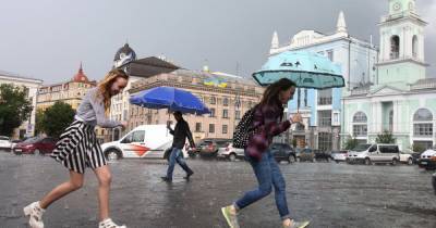 Опасные грозы, шквалы и град: погода в Украине