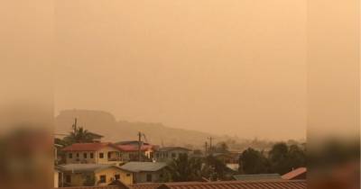 Гигантское облако пыли из Сахары накрыло Карибы и приближается к США (видео)