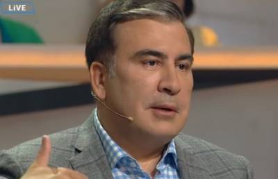 Саакашвили заявил, что Зеленскому нельзя уходить с поста президента