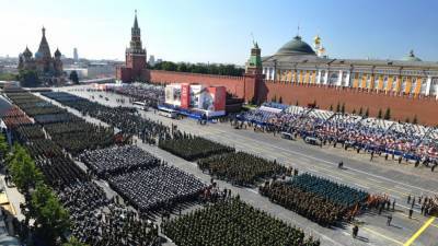 На Красной площади в Москве состоялся Парад Победы