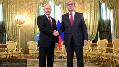 Путин перед парадом Победы пообщался с президентом Казахстана Токаевым