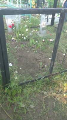 В Кузбассе вандалы осквернили могилу ветерана ВОВ