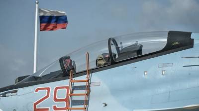 На российской авиабазе в Сирии провели парад Победы