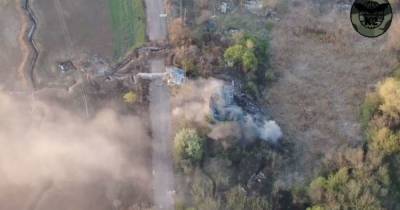 "Никто не убежал": военные показали уничтожение огневой позиции и жилого помещения боевиков
