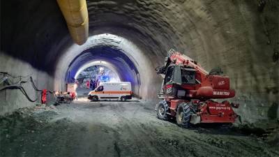 В Болгарии обрушился строящийся на автомагистрали тоннель