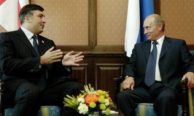 Стычка Саакашвили с Путиным, выяснились подробности: "Вывел в темную комнату и..."