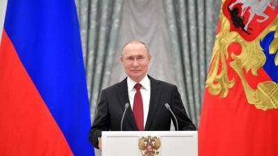 Владимир Путин вручил государственные премии за 2019 год