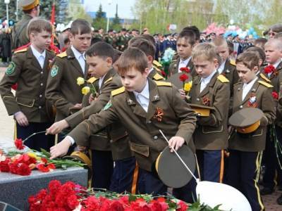 Московские кадеты приняли участие в параде Победы на Красной площади