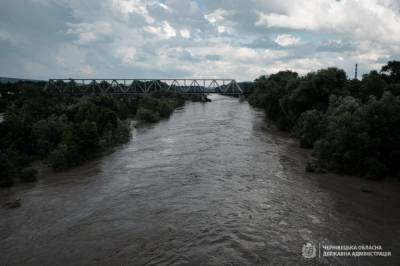 В Черновцах уровень воды в реке Прут превысил 6 метров
