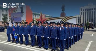 Татарстанские прокуроры впервые приняли участие в параде Победы